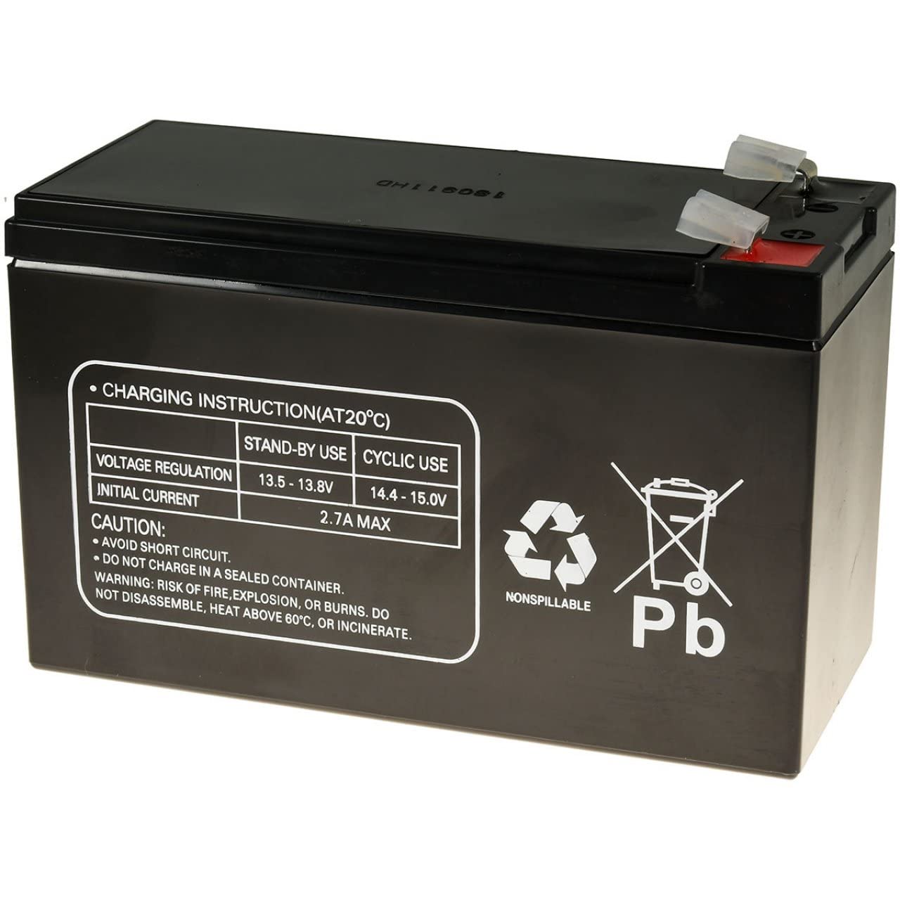 Powery Batería de Gel para SAI APC Back-UPS RS500 9Ah 12V