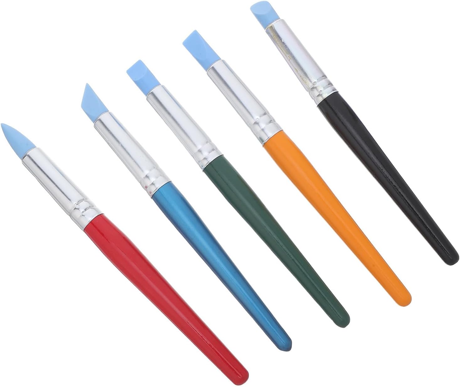 Clay Sculpting Tool Set 5pcs with Rubber Tip for Pottery Art