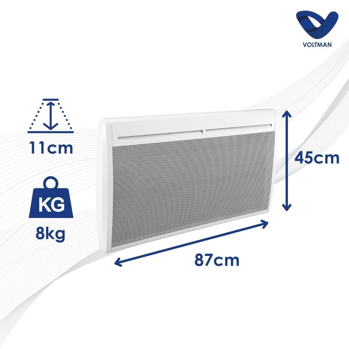 Voltman Chauffage électrique Panneaux rayonnants 2000W