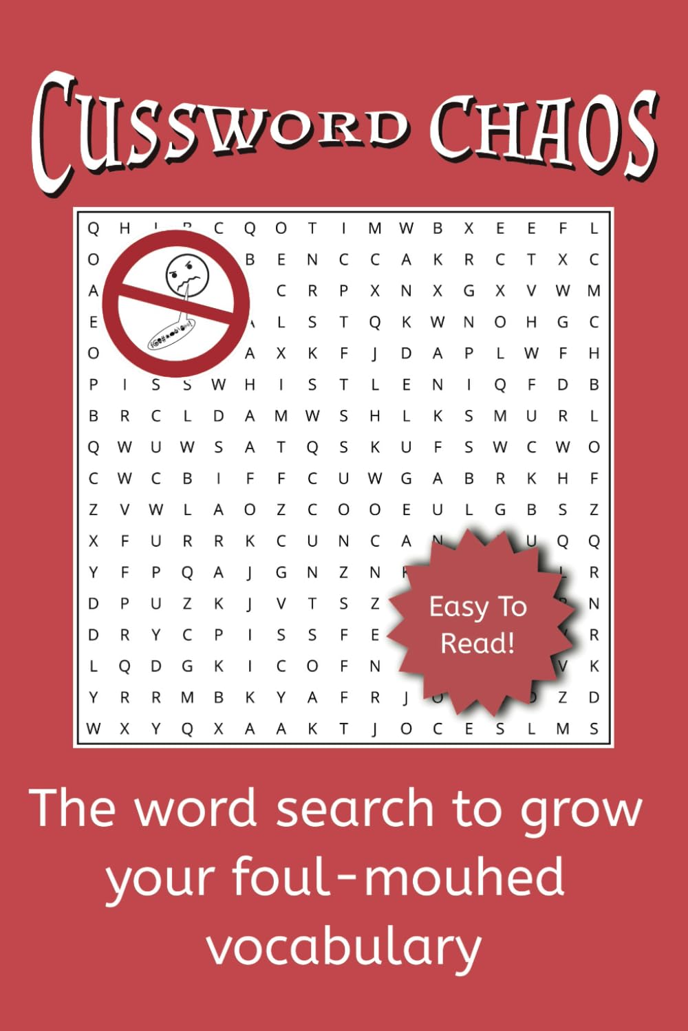 Cussword Chaos: Learn New Curse Words and Profanities With This Funny Word Search For Adults