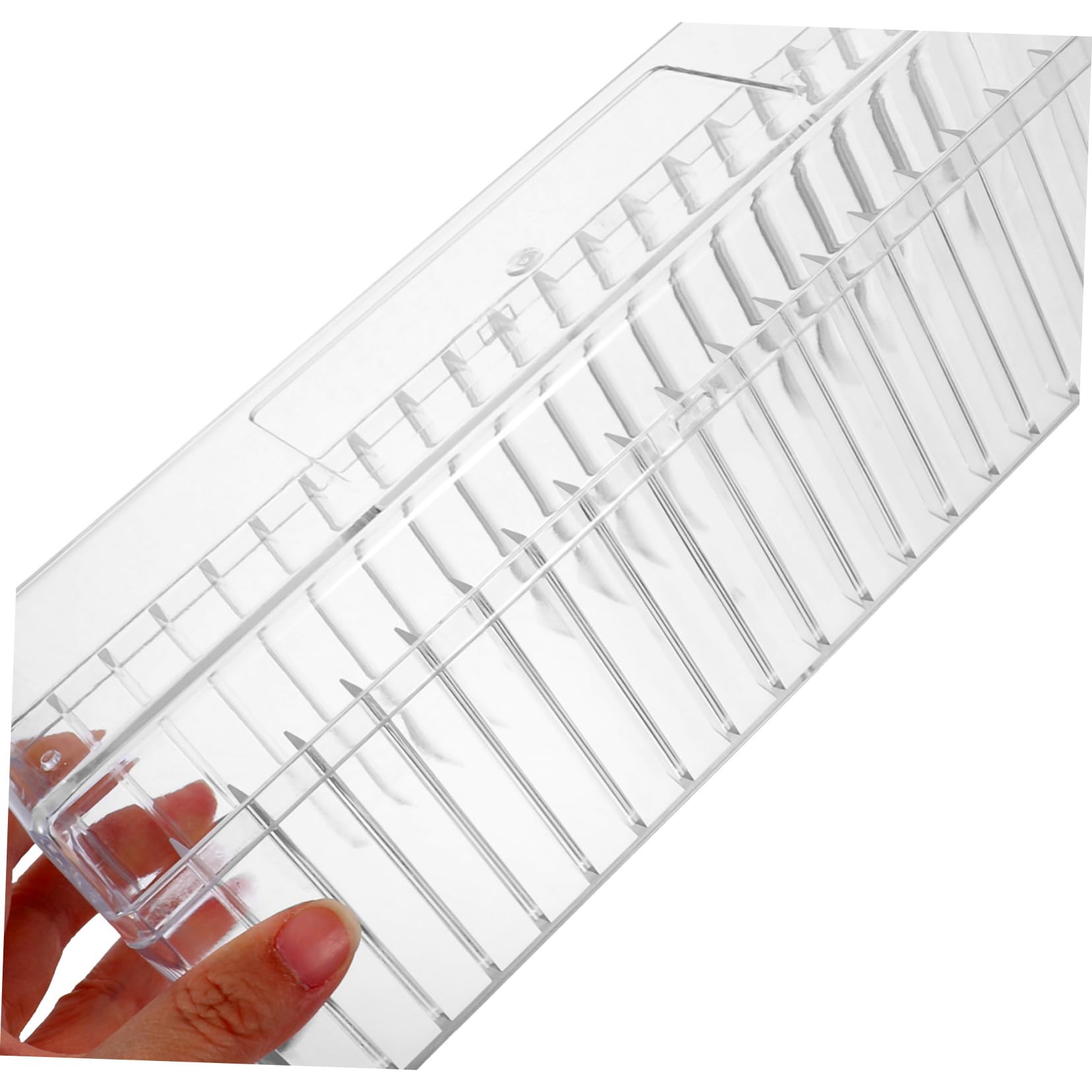 Operitacx Caja De 4 Piezas Caja de almacenamiento de monedas graduada envase plastic container monedero multifunción monederos para coleccionistas Múltiples ranuras Caja de almacenaje
