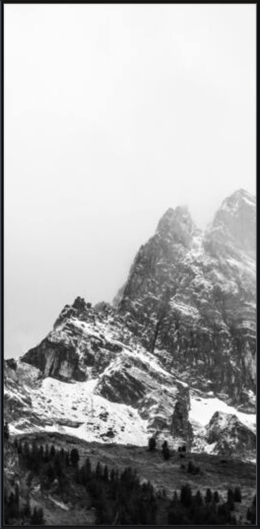 Frame It Easy 27 x 55 Satin Black Metal Frame (Hanover)