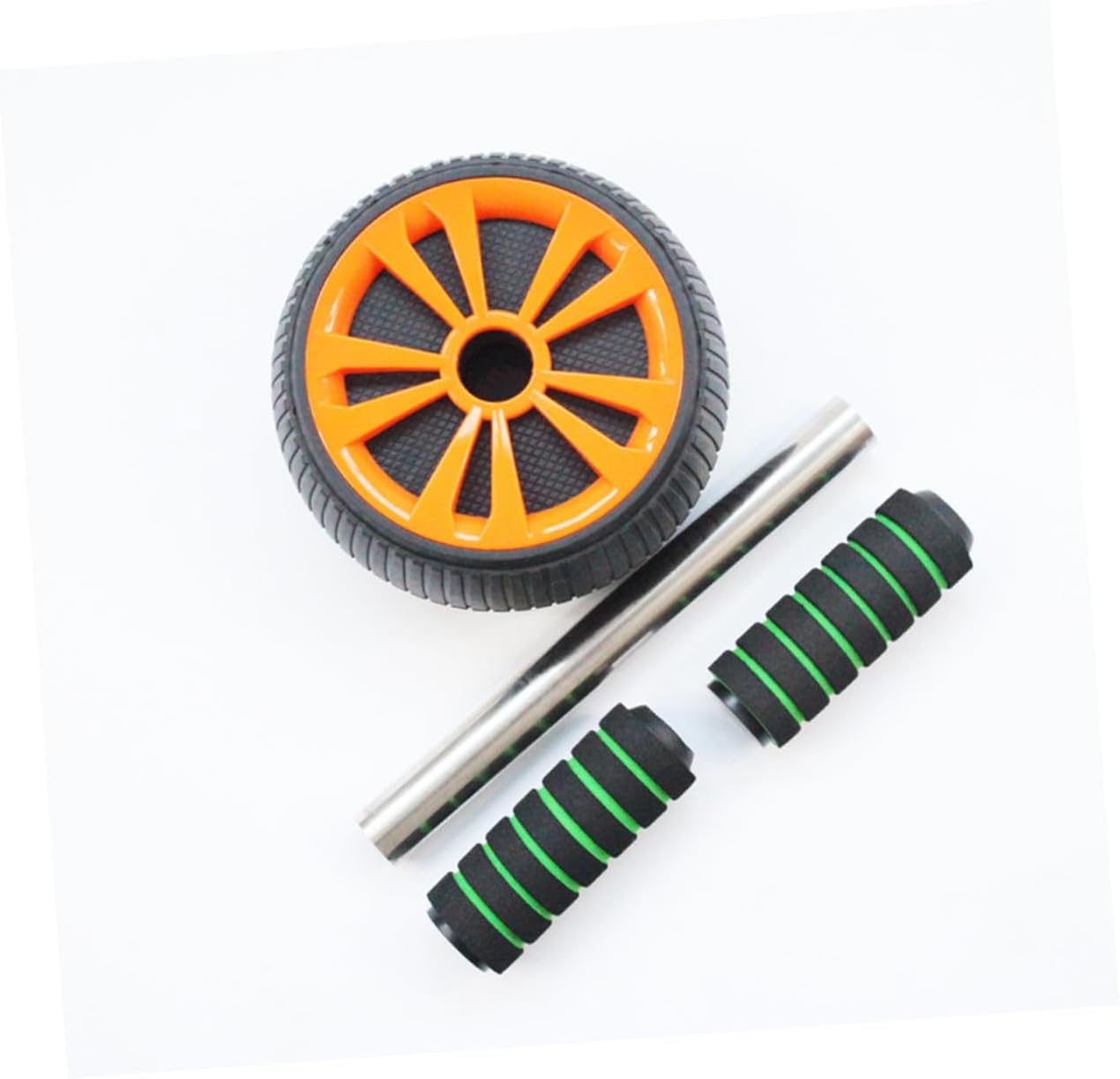 Abdominal Exercise Roller Non-skid Core Muscle Training Tool Silent Ab Wheel for Home Workout Fitness Strength Training