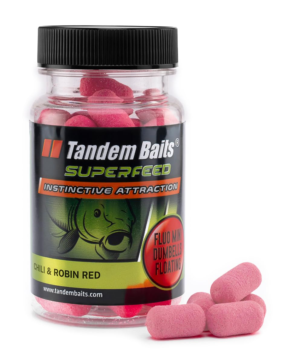 Tandem Baits SuperFeed Fluo Mini Dumbells, Floating Fruits Beast | Pop-Ups, Bait and Hookbaits for Monster Carp 30g
