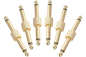 OTraki 6 Pack Guitar Pedal Coupler: Connect Your Pedals Seamlessly