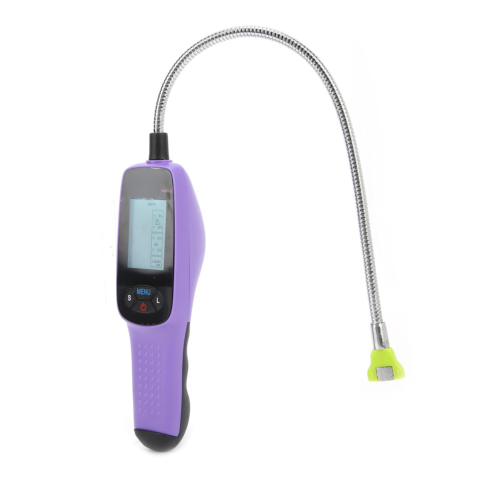 Tester Liquido Freni con Display LED, Strumento Diagnostico Olio Portatile per DOT3 DOT4 DOT5, Misurazioni Accurate e Facile Utilizzo
