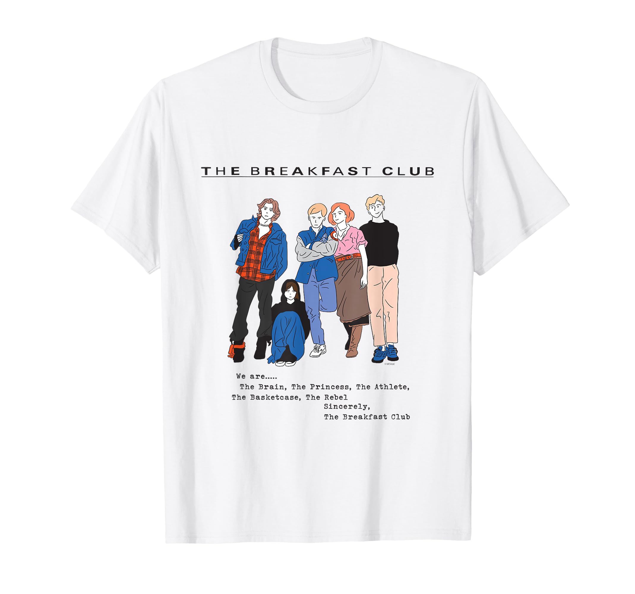 Amazon | The Breakfast Club 40th Anniversary Essay Tシャツ | T Amazon | The Breakfast Club 40th Anniversary Essay Tシャツ | T