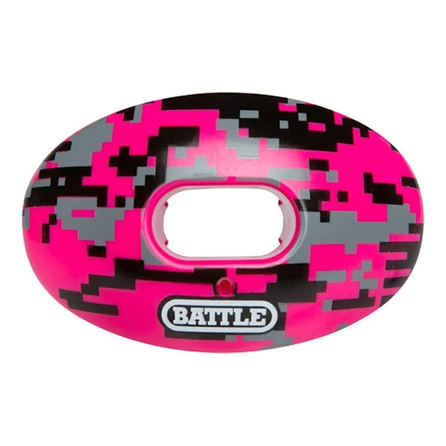 Battle Oxygen Lip Protector Mouthguard – Football and Sports Mouth Guard – Maximum Oxygen – Mouthpiece Fits With or Without Braces – Absorber Shield Protects Lips and Teeth, Limited Edition Camo Print