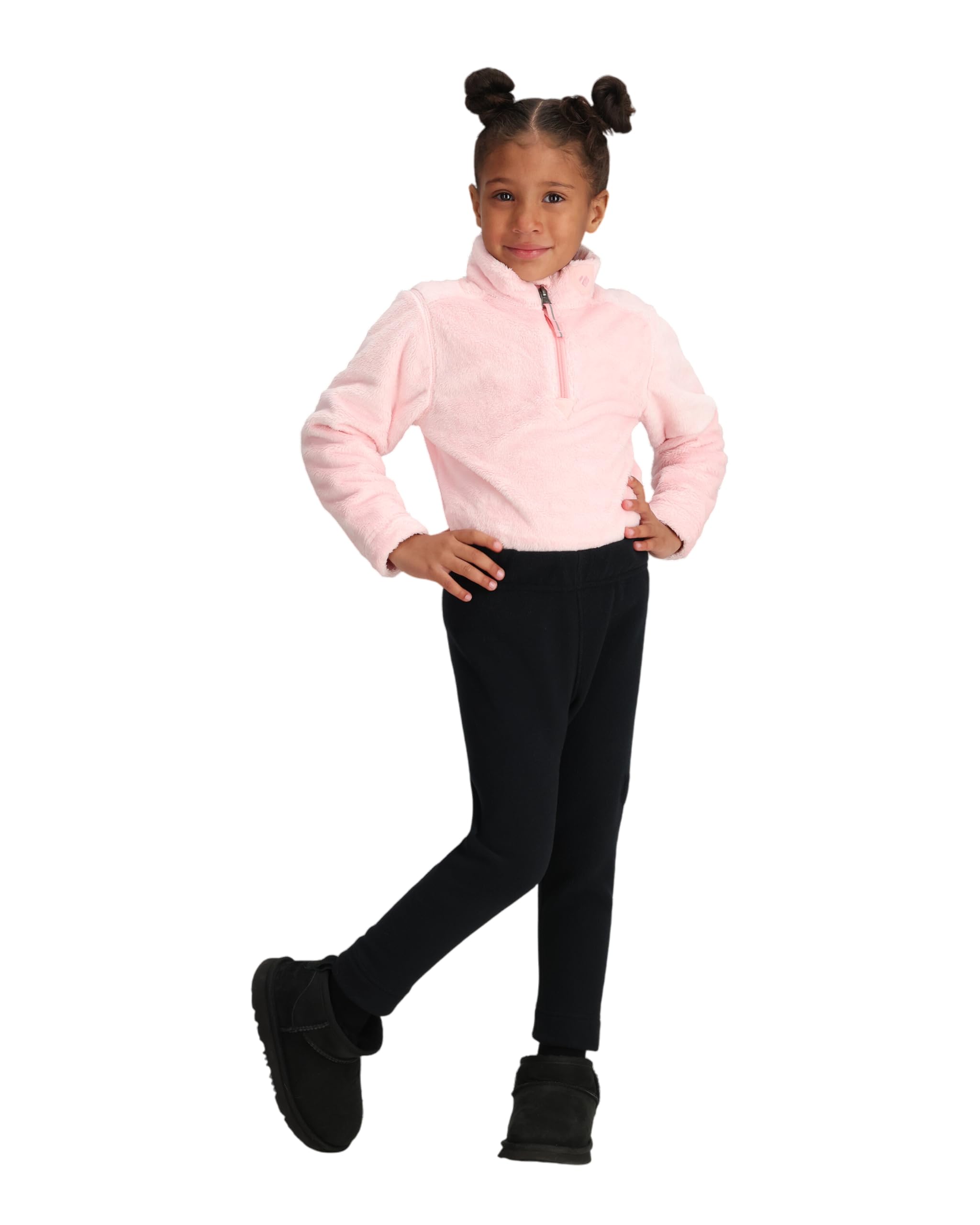 Obermeyer Kids Ultragear Fleece Base Layer Bottom with Double-Knit Stretch Fabric for Snow and Ski