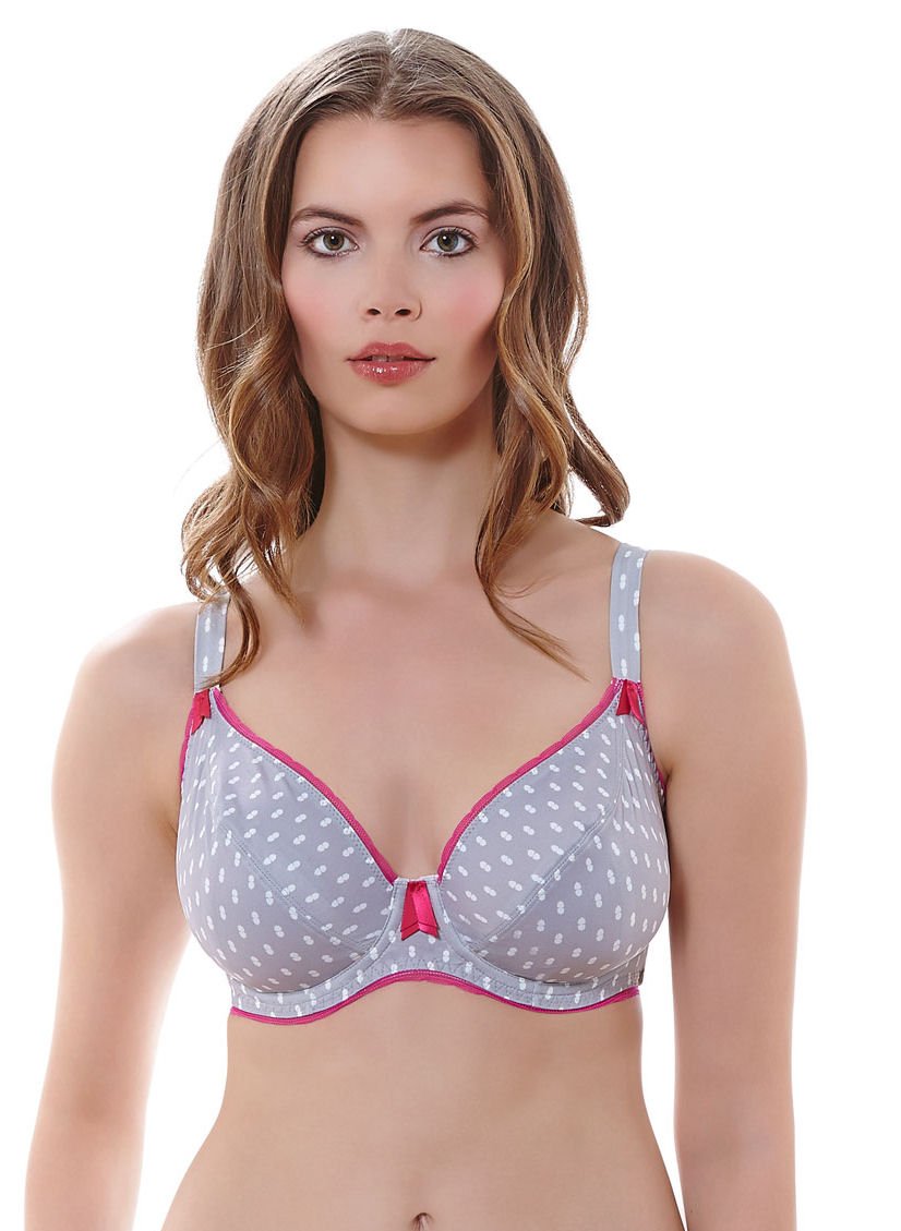Freya Women's Zen Underwire Balcony Bra, Black, 28DD