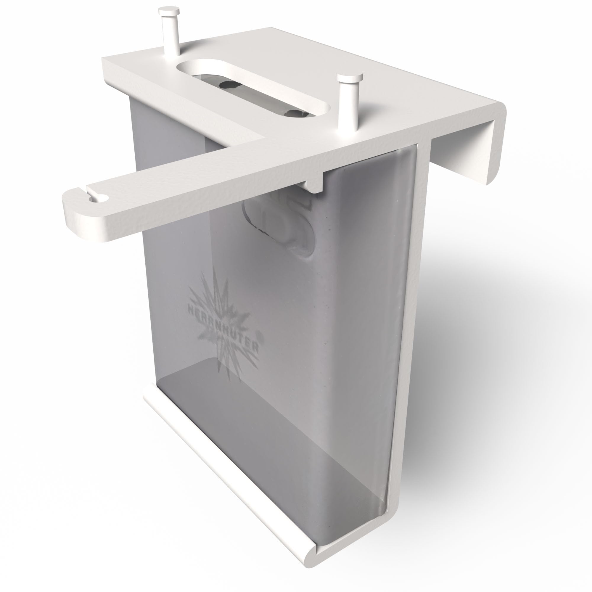 3DSR Batteriefach & Stern Fensterhalterung für Herrnhuter Stern (Weiß)