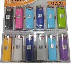 Isqueiro biC Max Colorido 12 uni