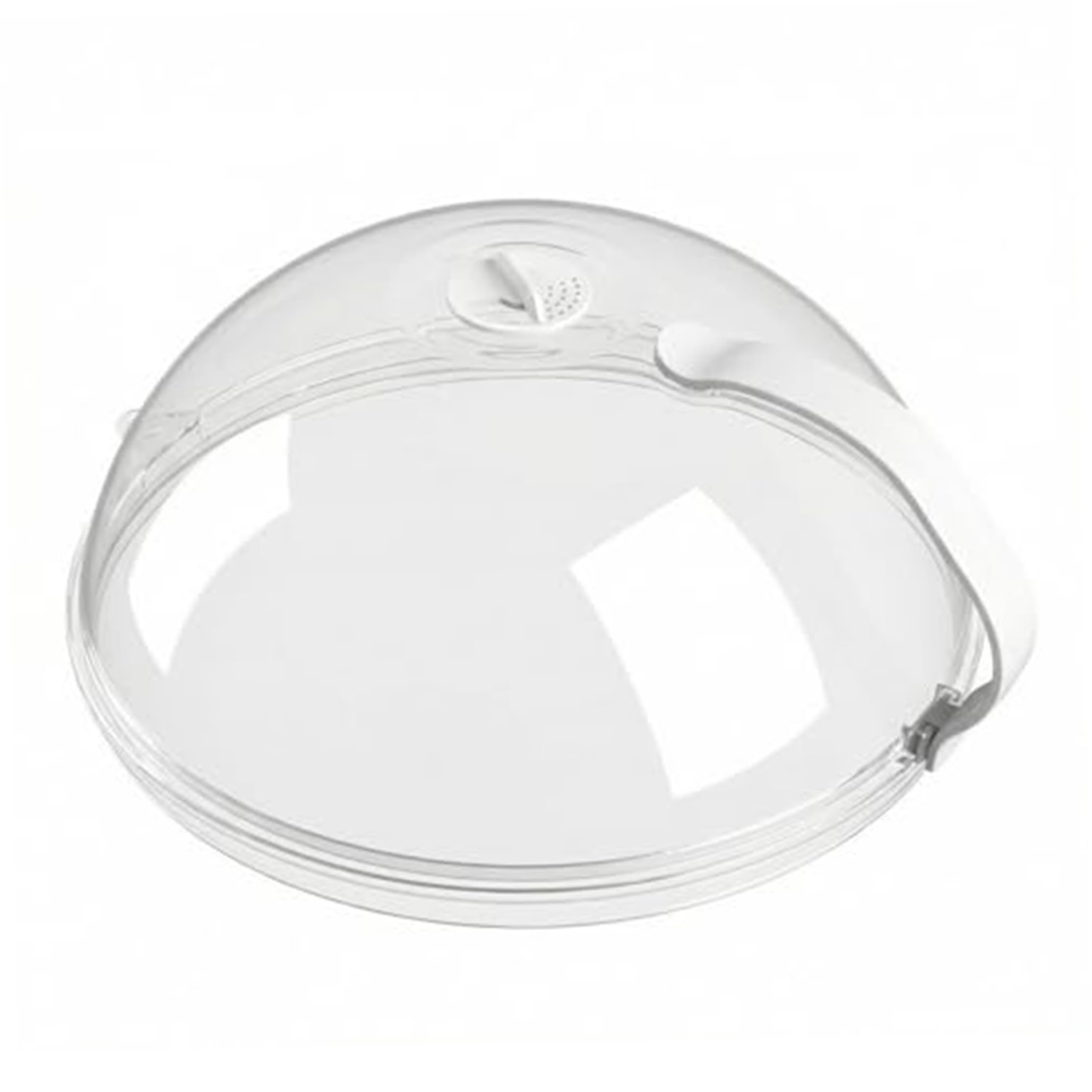 Uanqfegy Microwave Lid 10 Inch Food-Grade Heat-Resistant – Microwave Cover with Handle Splatter-Proof & Transparent for Kitchen