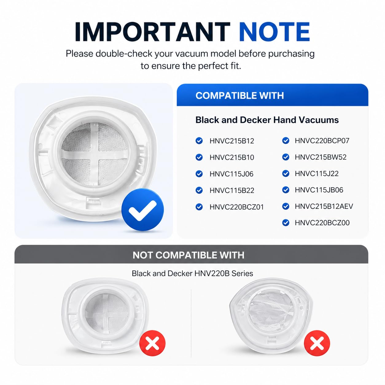 Household Vacuum Filter Handheld