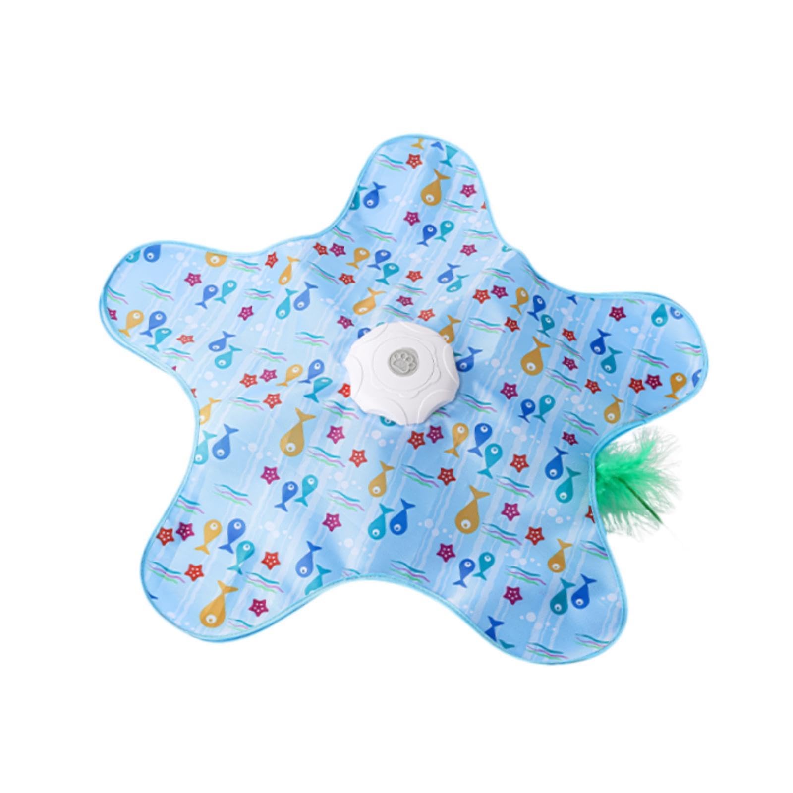 Sharplace Juguete Interactivo para Gatos, Divertido Pateador de Ejercicio, Juguete para Gatos con Palo para Gatitos para de Gatitos, Adulto Aburrid, Azul