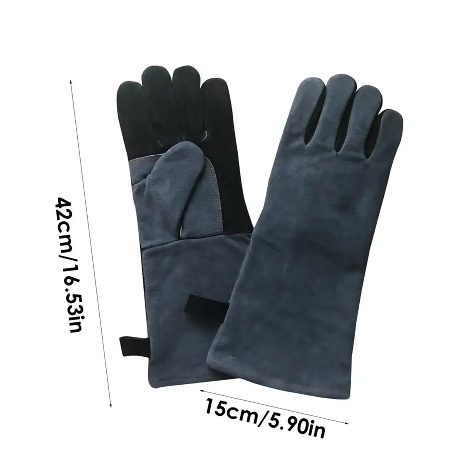 Mitaines De Four Gants de Cuisine isolés en Cuir, Gants Barbecue, Four à Micro-Ondes résistants la température, ignifuges antidérapants