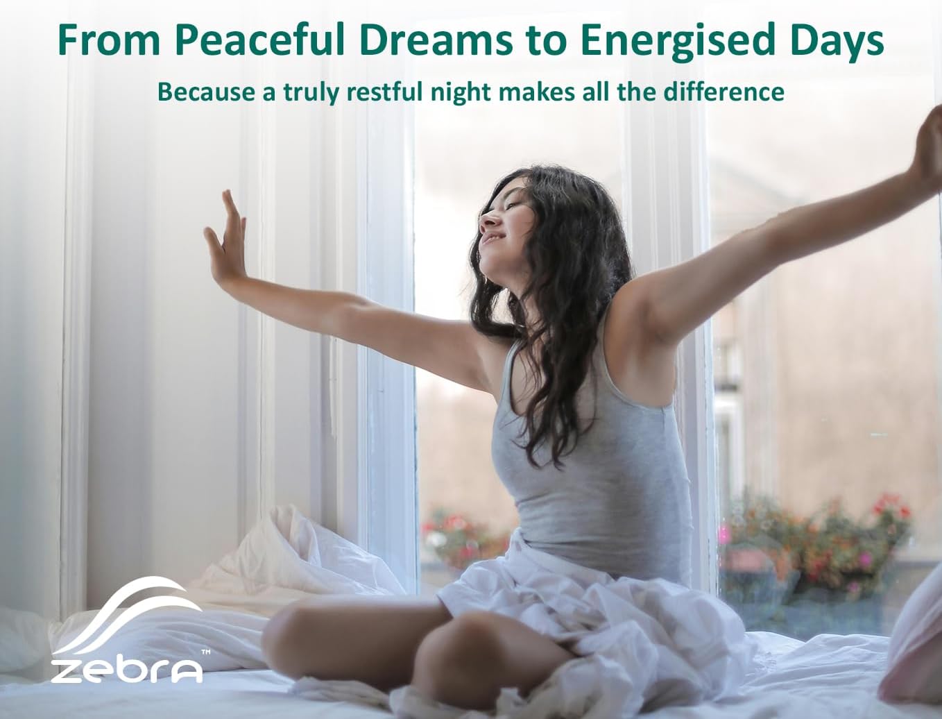 Zebra Mattress 3ft Single Hybrid Spring & Memory Foam Breathable Medium Firm Black Quilted Bubble (Approx. 90 x 190 x 18 cms) image 4