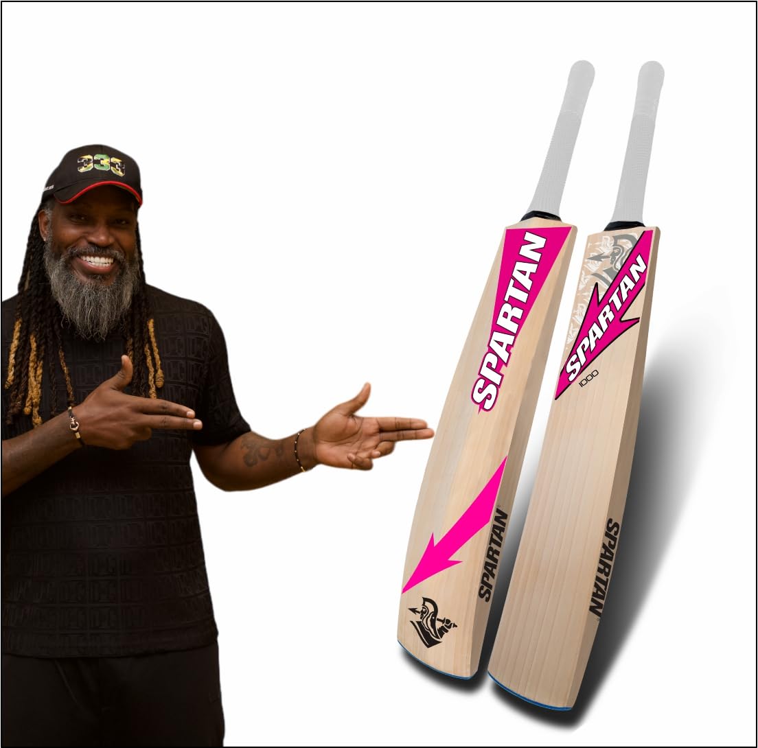 Spartan Cricket Bat English Willow T-20 1000 Edition Short Handle-image-32