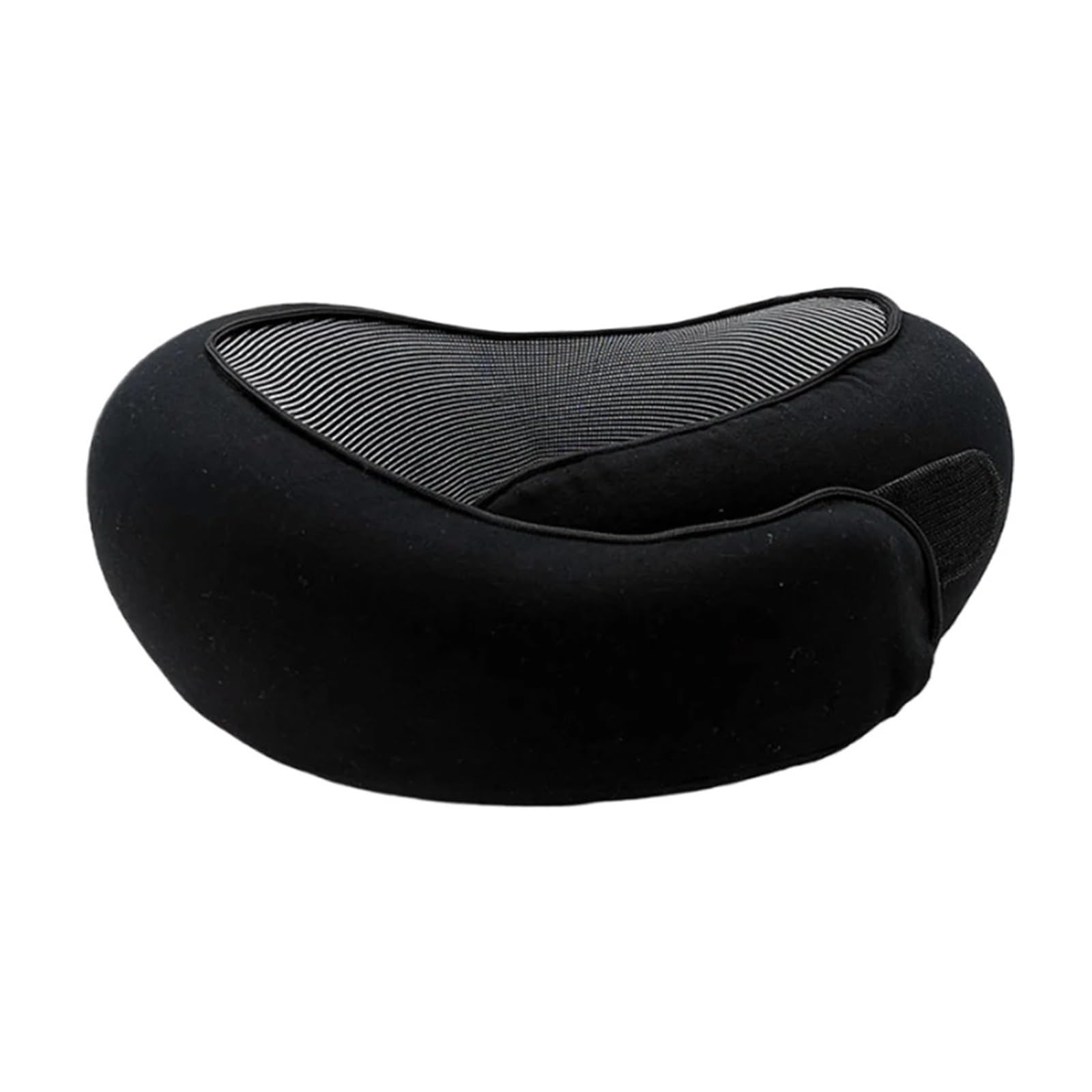 WWYYZAYC Travel Pillow Memory Foam Chin Support Pillow with Head Support Travel Neck Pillow for Home Airplanes and Car(Black)