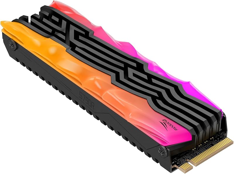 S790R 1TB NVMe M.2 SSD PCIe 4.0 x4, Internal Solid State Drive with RGB Heatsink, Up to 7450MB/s, 3D NAND TLC, PS5 Compatible, Ideal for Gaming, Creators & Professionals