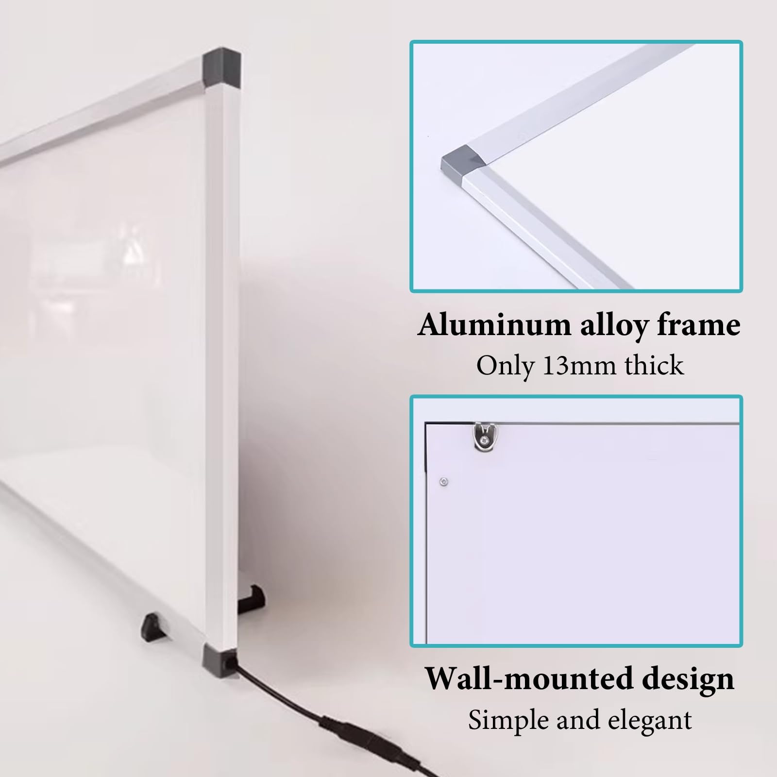 Lampada a LED per Pellicole Radiografiche Visore per Pellicole per Apparecchiature Mediche Telaio in Alluminio e Pannello in Acrilico per Cliniche e Ospedali(41x47.5x1.3cm/16.1x18.7x0.5in)