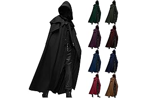 Gothic Renaissance Vintage Cosplay Tunic Cape for Men