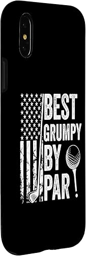 Miniatura 3 de iPhone XXS Best Grumpy By Par USA Flag Golf Father's Day Golfing Dad Case