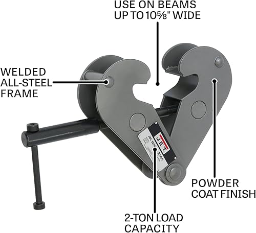 Miniatura 2 de JET Abrazadera de haz de servicio pesado de 2 toneladas (JBC-2)