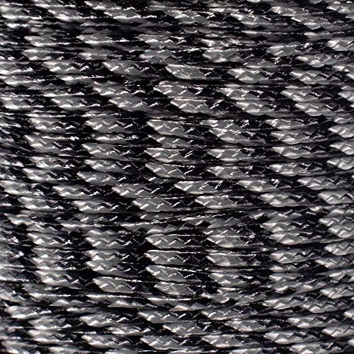 PARACORD PLANET Micro Cord: 1.18mm Diameter 125 Feet Spool of Braided Cord - Available in a Variety of Colors Made in the USA