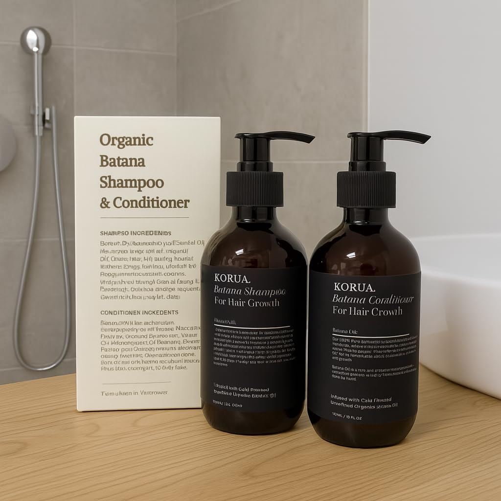 Batana Oil Shampoo and Conditioner for Hair Growth and Healthy Hair