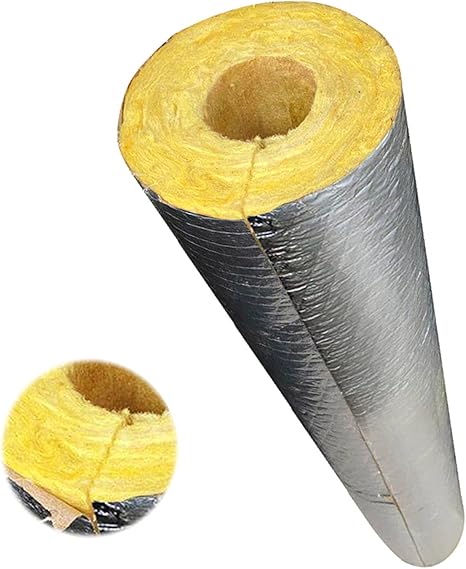 Amazon Co Jp パイプ断熱材 はロックウール アルミホイル断熱パイプ いグラスウールパイプ断熱材 ヒーター断熱材保温チューブ 厚さ30 50mm を使用しています 産業 研究開発用品