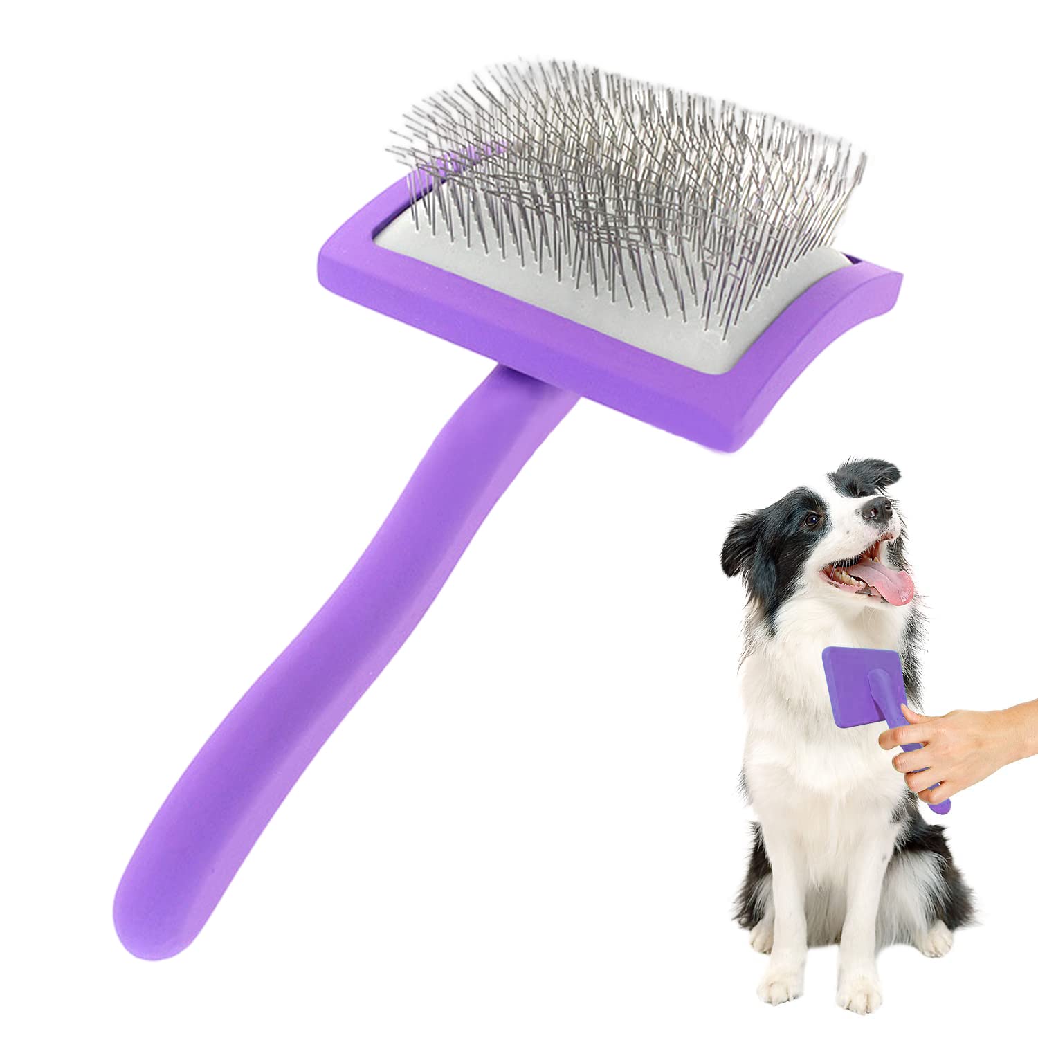 Slicker Brush for Golden Doodle Poodle, Dog Hair Brush for