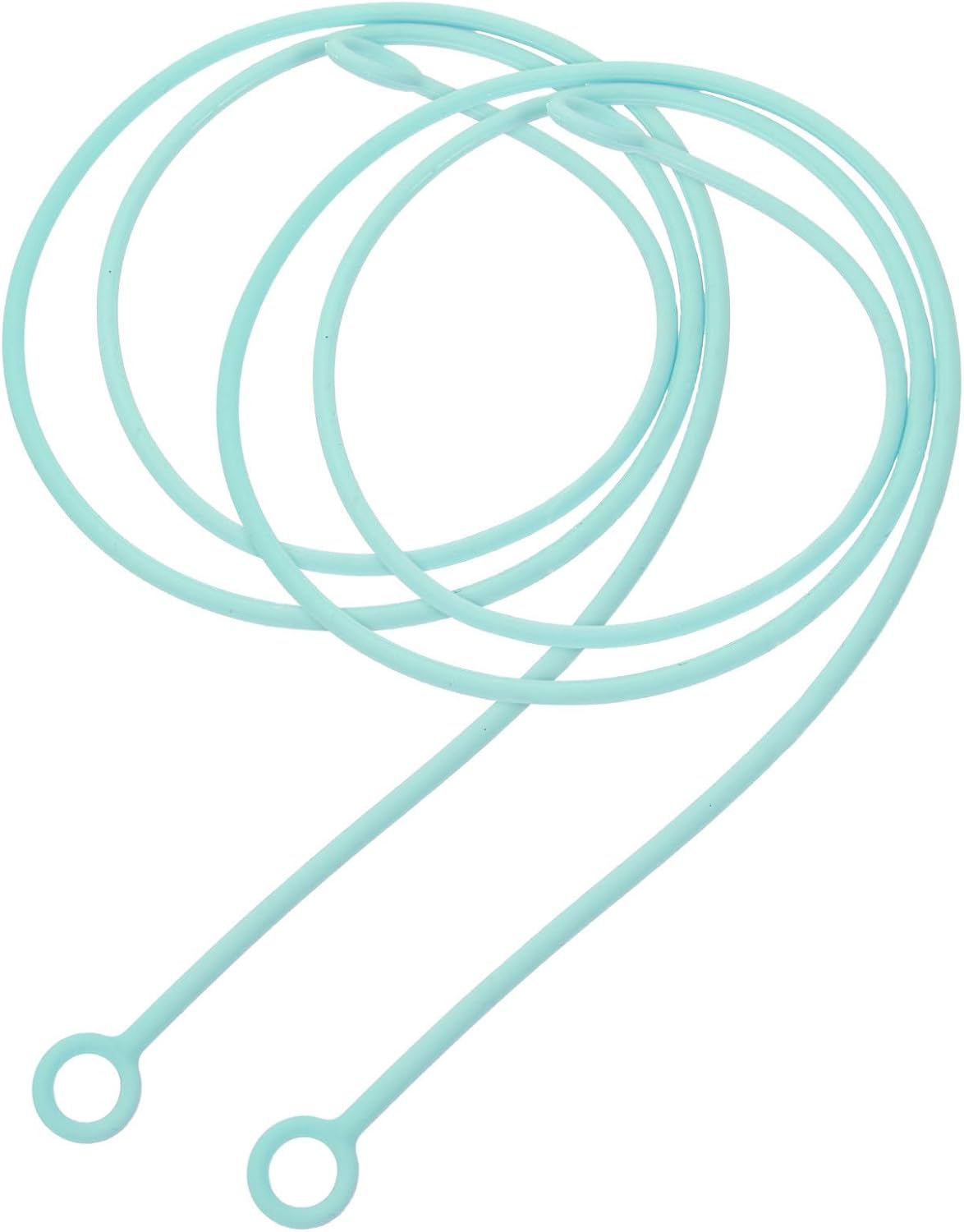 2pcs Detachable Silicone Earbud Lanyard for Active and Work Use