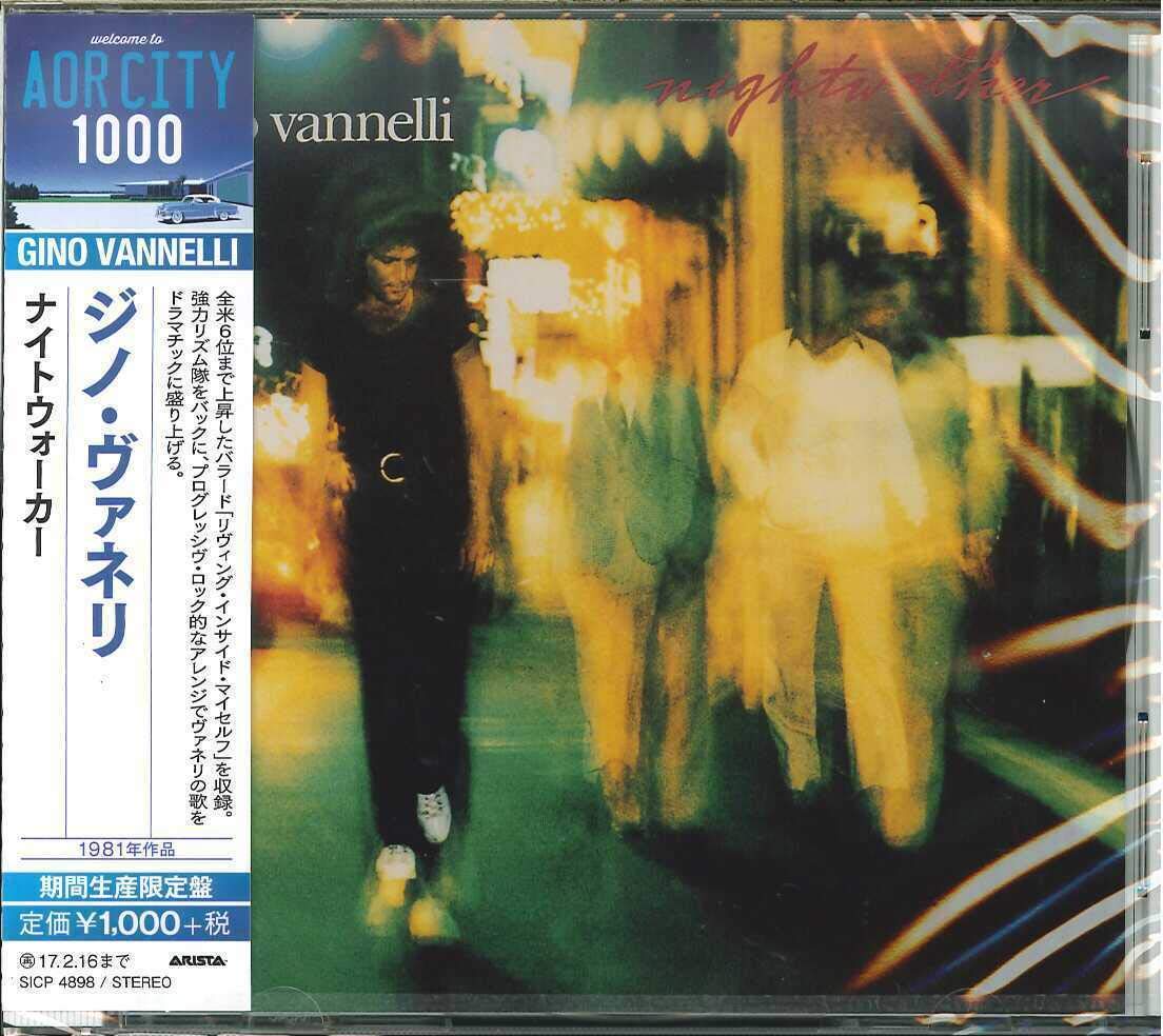 GINO VANNELLI-Nightwalker-CD Ltd/Ed Reissue Japan