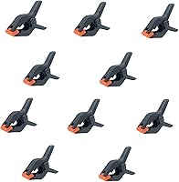 Vista 8 de Abrazaderas de resorte, paquete de 6, abrazaderas de resorte de plástico profesional de 6 pulgadas de alta resistencia para manualidades, clips