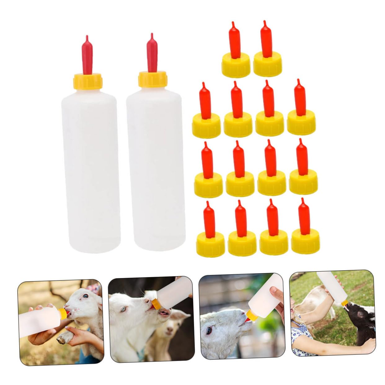 Toddmomy 3sets Bottiglie Per Allattamento Per Con Tettarelle Resistente e Facile Per Tettarelle Per Bottiglie