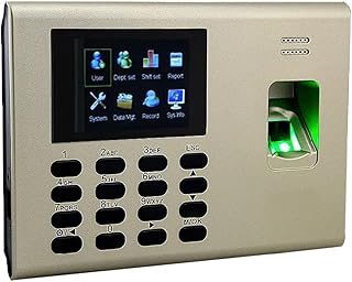 Timer Clocks Built In Battery K40 USB TCP/IP RFID Card Fingerprint Recognition Time Attendance Machine Time Clcok Time Recorder (Color : K40-ID, Size : 1)