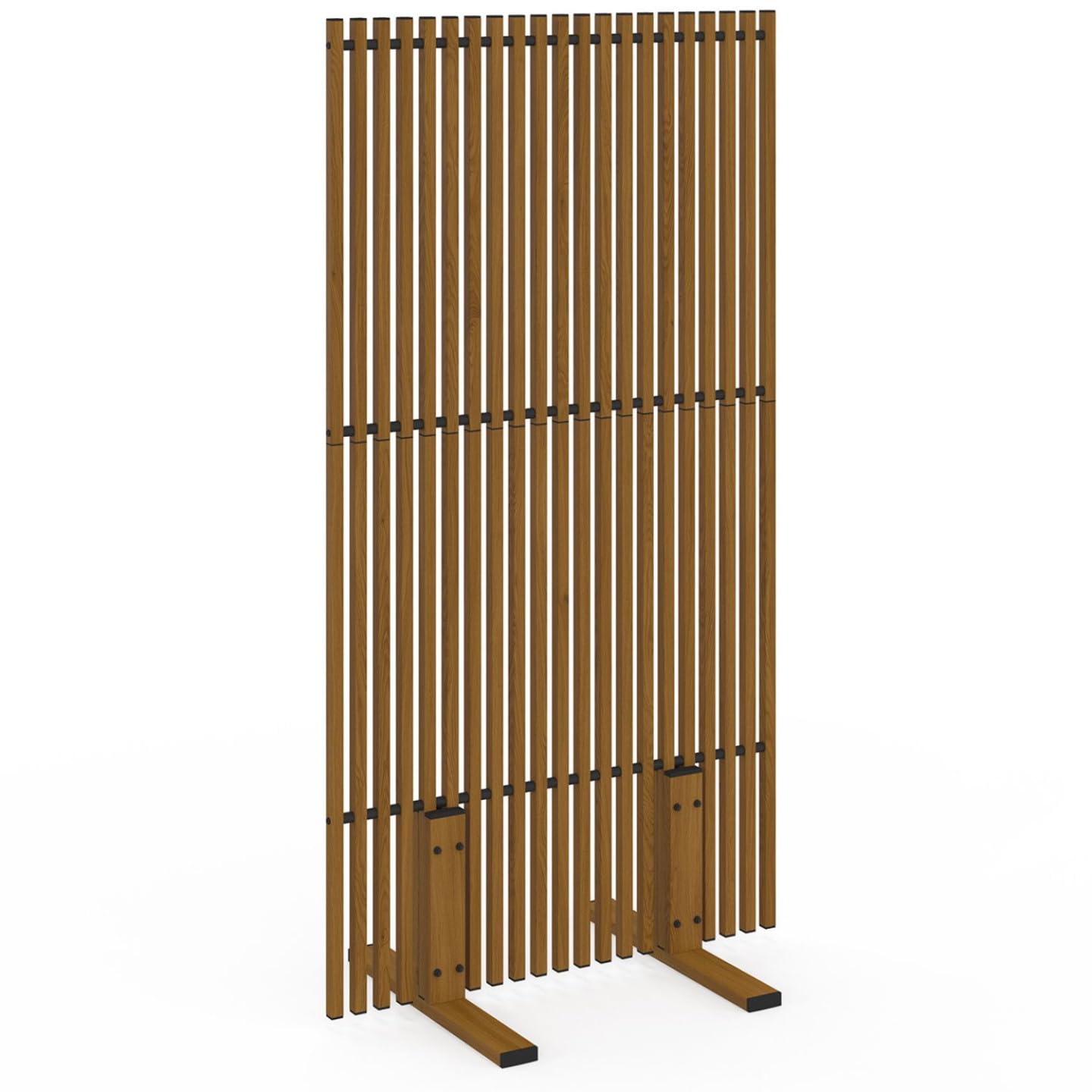 IDMarket - Paravent extérieur ajouré Claustra décoratif extérieur 80 x 150 cm Effet Bois