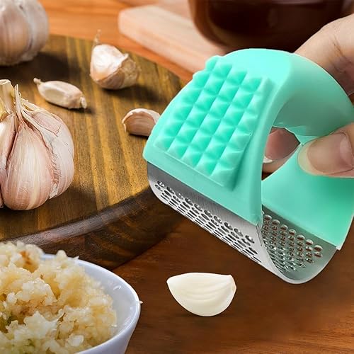 Miniatura 6 de Prensador de ajo de acero inoxidable, trituradora de ajo, trituradora de ajo, trituradora de ajo, trituradora de ajo de cocina, trituradora de acero