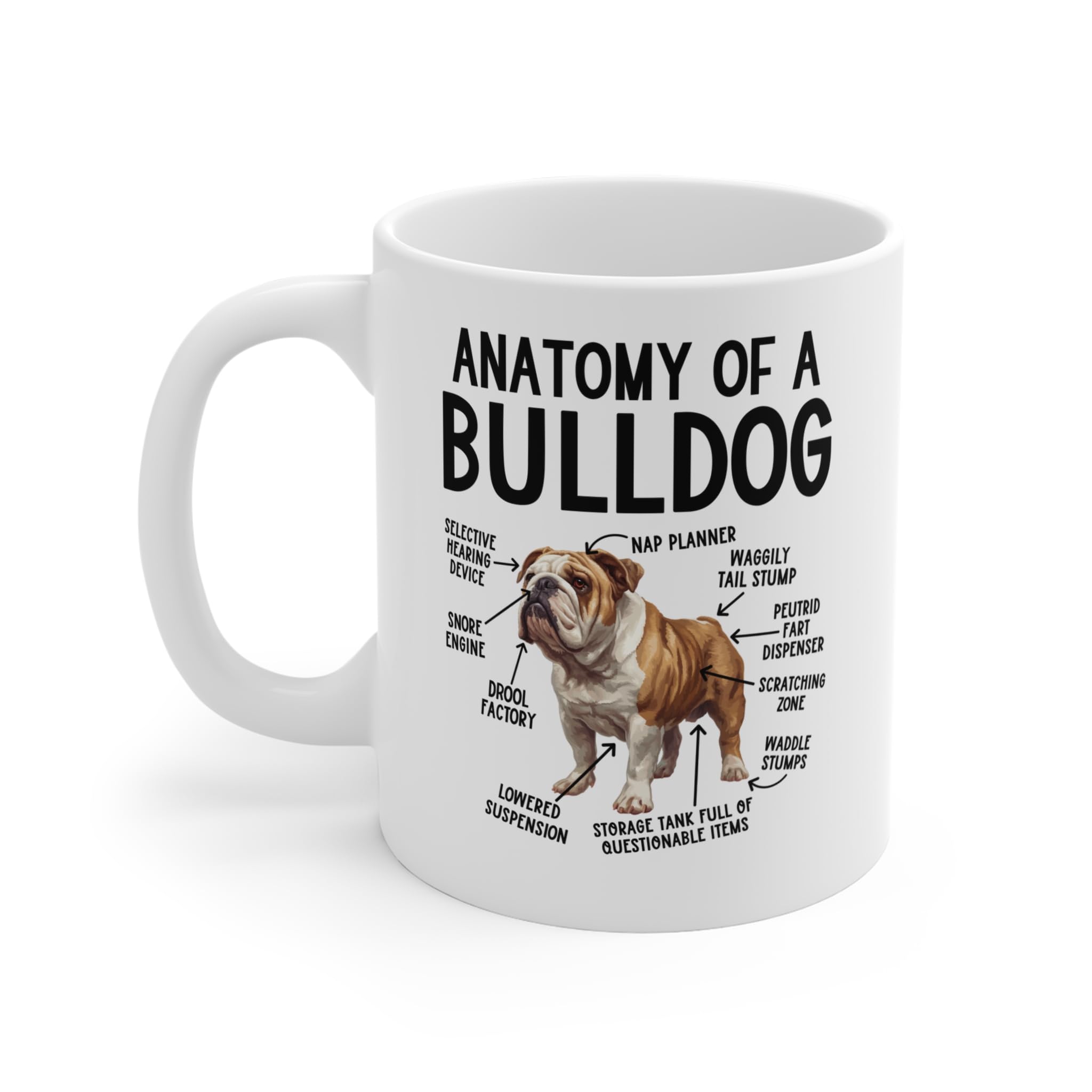 Mug Coloré Bully British Buldog Pet - Pour L'aquarelle, image size:2048x2048