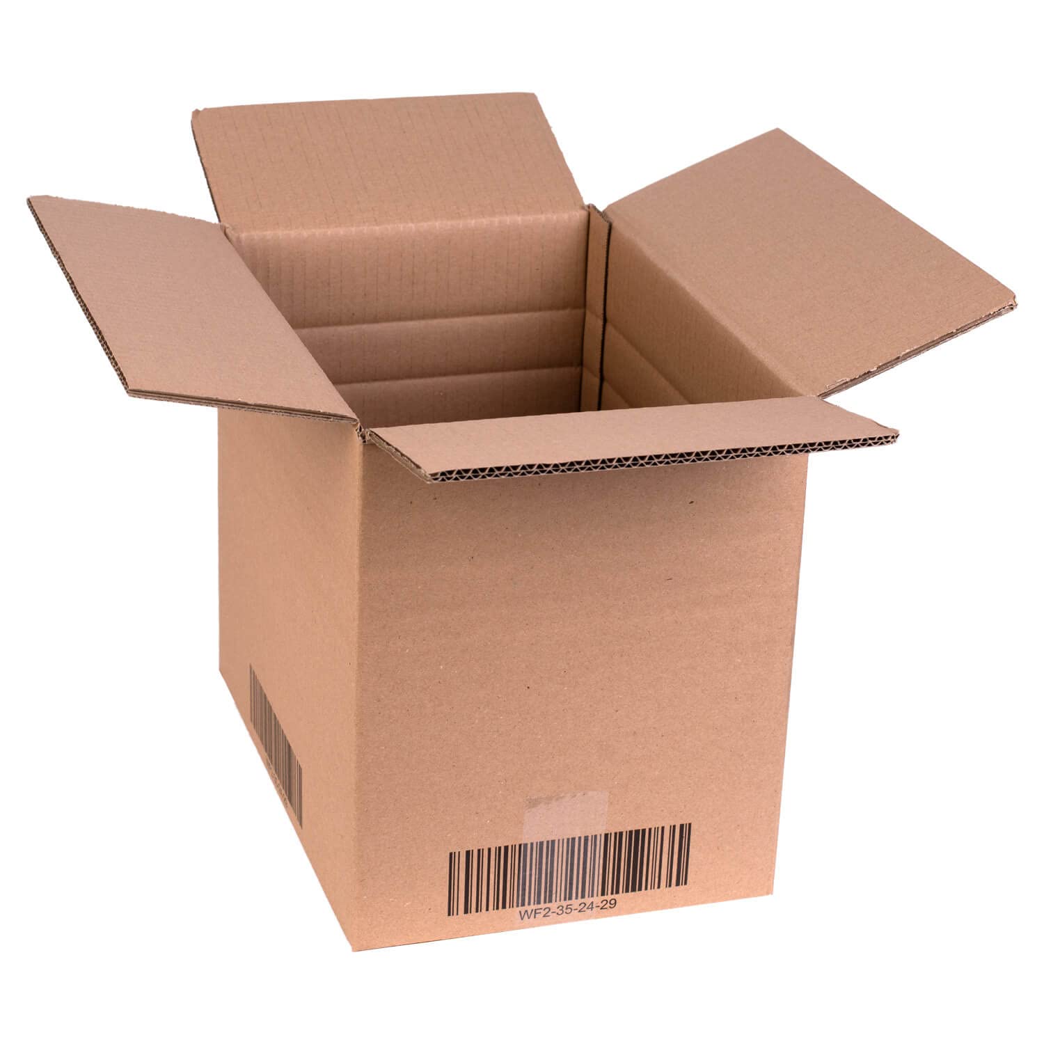 smiley pack 40 Stück Faltkartons 350 x 240 x 290 mm zweiwellig mit Höhenriller braun Versandkarton Verpackungskartons 35 x 24 x 29 cm aus Wellpappe 2 wellig Karton Pappkarton Versandbox Paket