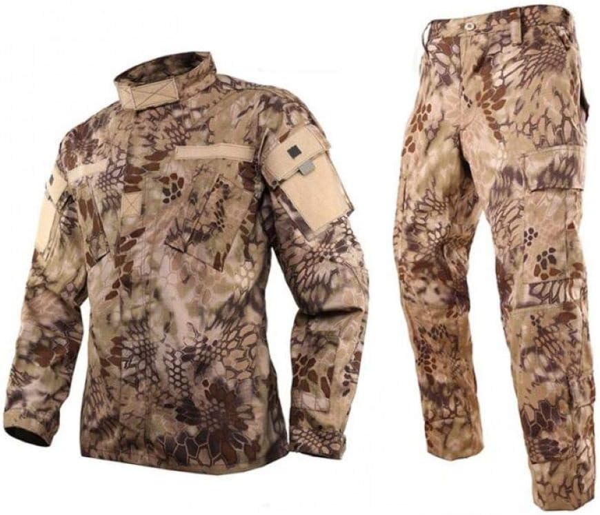 DLP Tactical BDU Combat Pants & Jacket Set – Ripstop Poly/Cotton – Reinforced Knees & Elbow – Military-Style Uniform