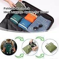 Vista 5 de Mochila de senderismo resistente al agua de 15L, mochila pequeña de viaje al aire libre, mochila ligera de día con bucles para herramientas