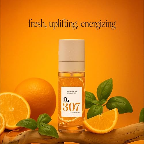 Miniatura 4 de Noteworthy n,307 Sunlit Grove Body Mist - Mandarina  Clementina  Albahaca  Sándalo  Ciprés  Leche de vainilla  Niebla de fragancia refrescante,