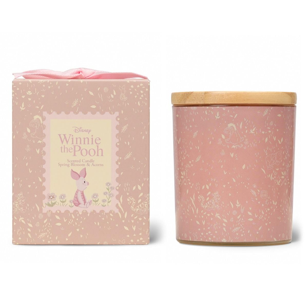 Disney Winnie The Pooh Piglet Inspired Candle – Spring Blossom & Acorns Scent 213G (1-Wick) - DISWTPC001P
