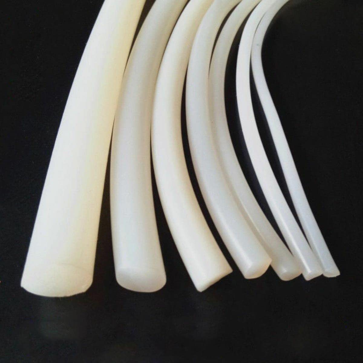 Joint torique en silicone blanc résistant et flexible de 1 m pour isolation hermétique
