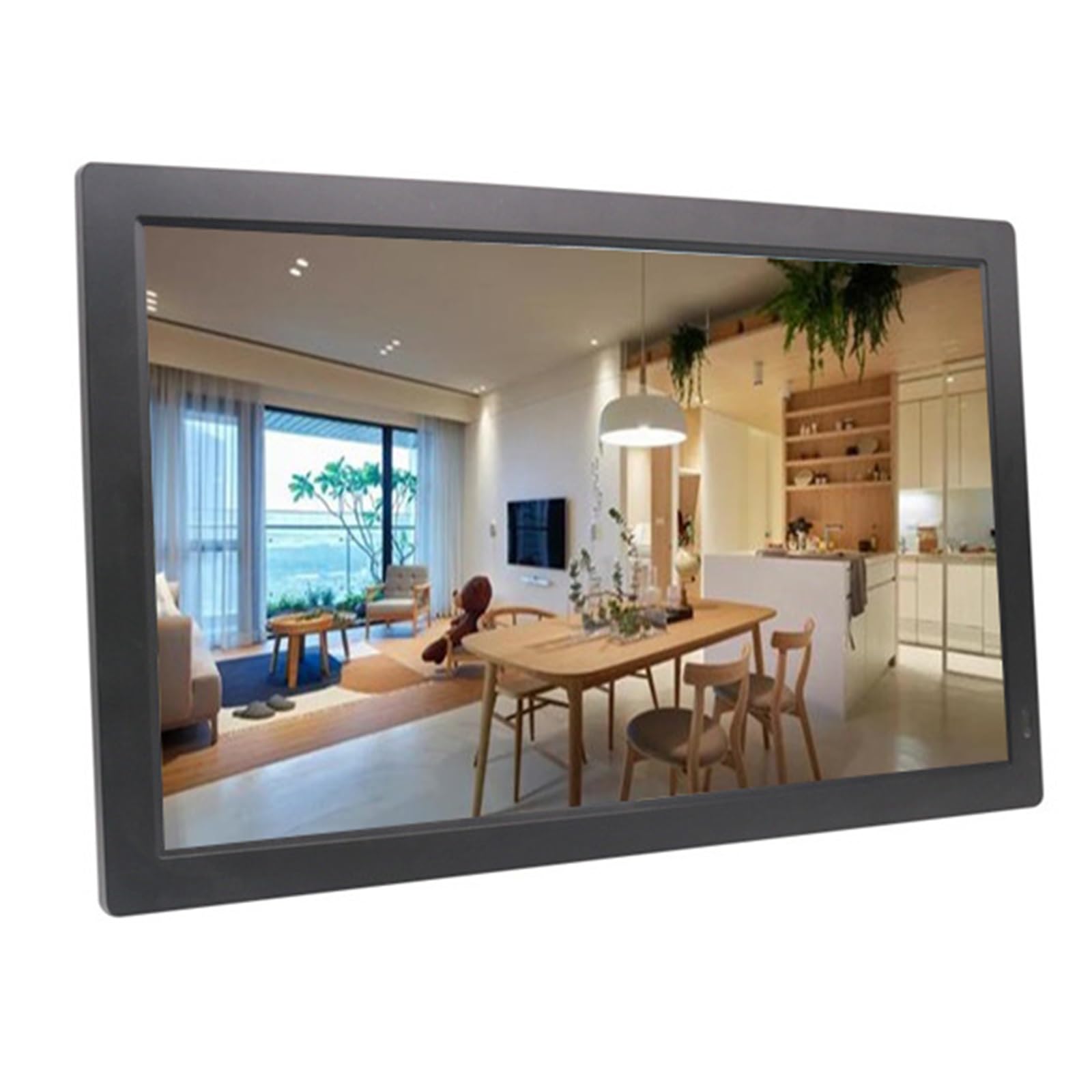 MYUYEE 21.5-Inch 1080P Ips Digital Photo Frame - Black And White Electronic Photo Album Display (Black)