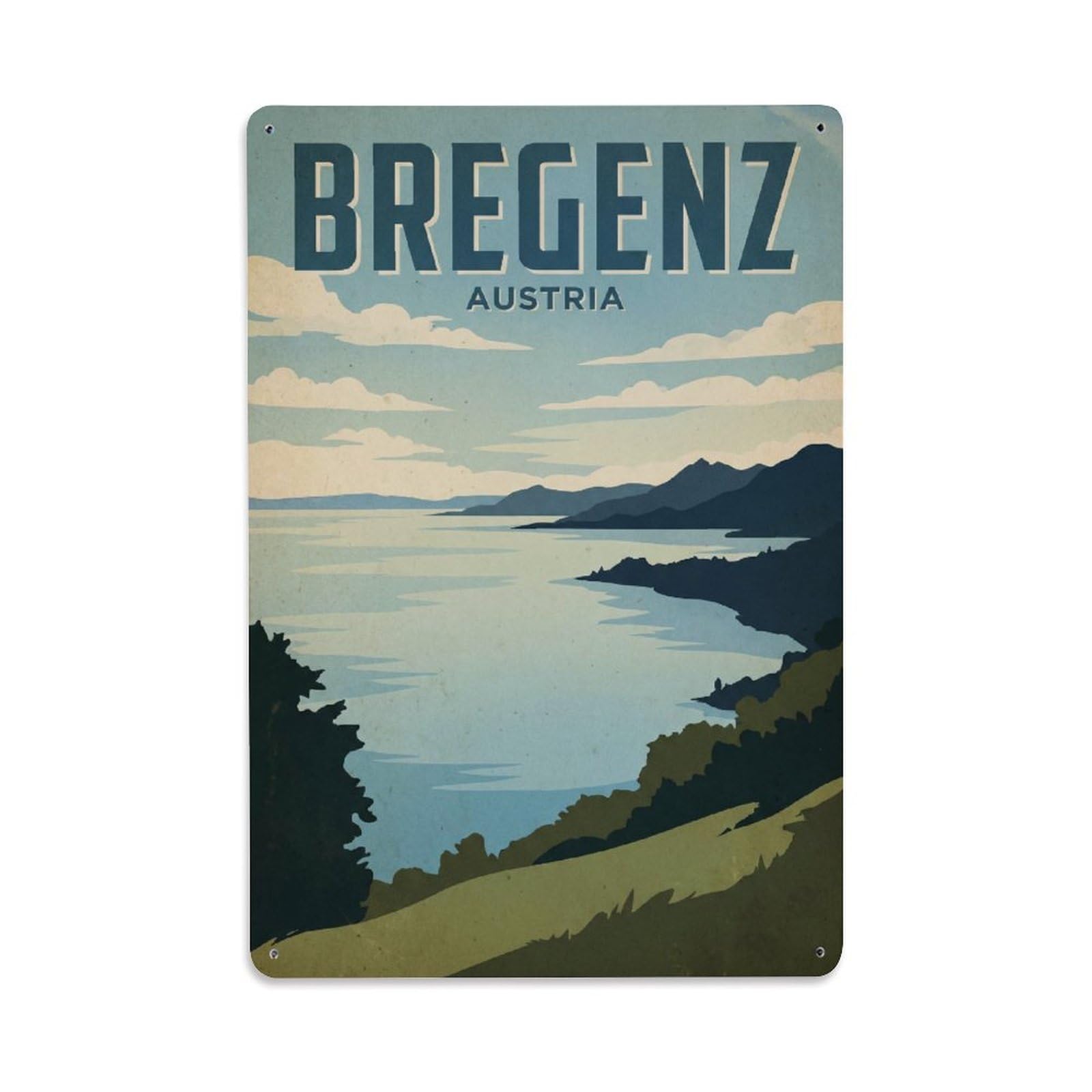 Austria Bregenz Travel Metal Tin Sign
