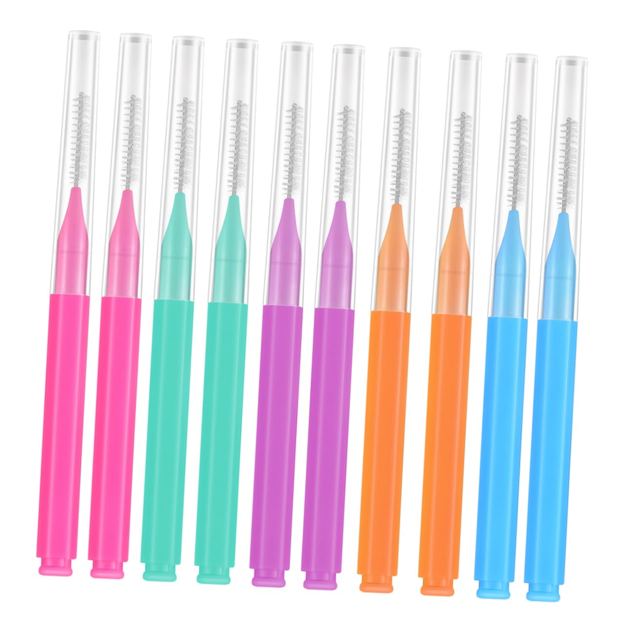 SOLUSTRE 250piezas Cepillos Interdentales De Limpieza Oral Efectiva y Difíciles Para Dentaduras y Brackets