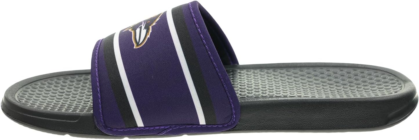 FOCO NFL Team Printed Slide Sandals – Officially Licensed Football Fan Footwear for Comfort & Style - Image 3